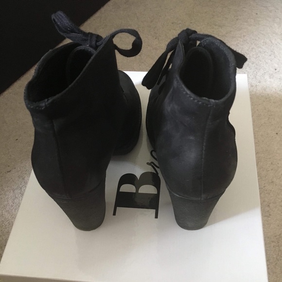 Combat Booties/Heeled Ankle Boots - Picture 4 of 4